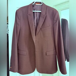 RW&CO Men's Burgundy Blazer